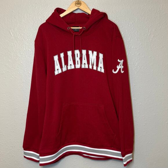 Alabama Crimson Tide Colosseum Twill Embroidered Sweatshirt Hoodie Sz Unisex XXL - Picture 2 of 9